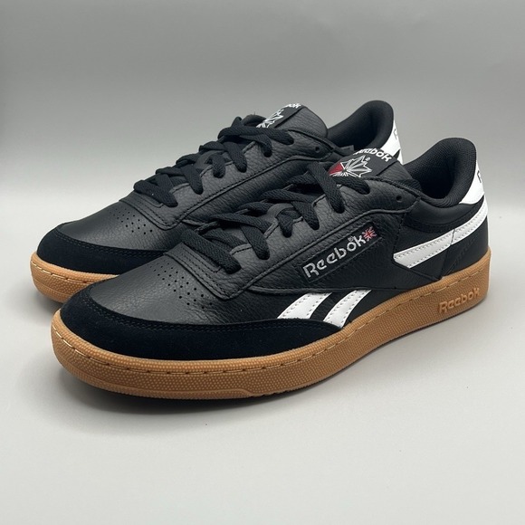 Reebok Classic Club C Revenge Vintage Black And Gum Retro - Men\'s Size 10.5 NEW main image 8